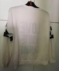 Pull leger blanc love couture taille m v
